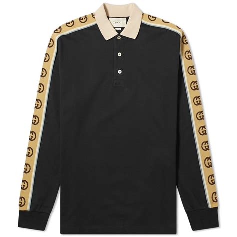 gucci long sleeve men's|gucci long sleeve polo shirt.